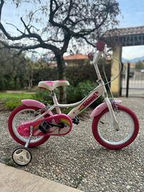 Bicicletta bambina con unicorni