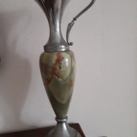 Vaso in Peltro e Onice