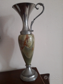Vaso in Peltro e Onice