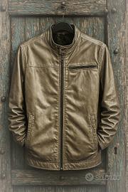 Giubbotto in pelle uomo Bikers