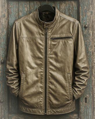 Giubbotto in pelle uomo Bikers