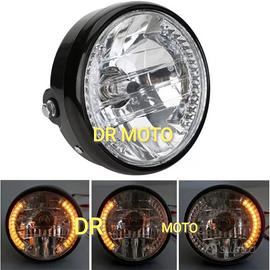 FARO MOTO CAFè RACER UNIVERSALE CON FRECCE LED