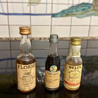 Mignon liquori vintage Florio, Fernet, Bell’s