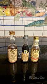 Mignon liquori vintage Florio, Fernet, Bell’s