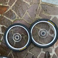 Ruote 26" per DH mtb perno passante