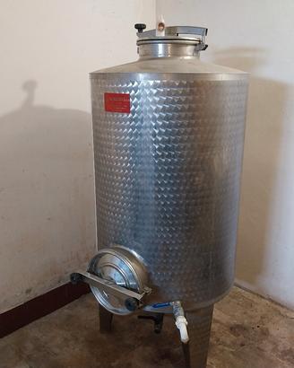 Botte acciaio inox 500 litri Marchisio 