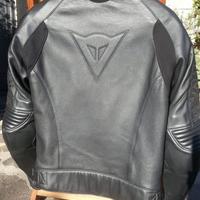 Giubotto moto Dainese pelle nero