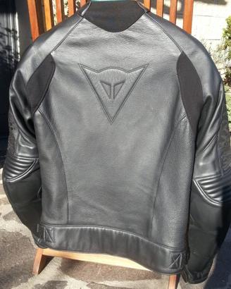 Giubotto moto Dainese pelle nero