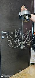 Lampadario in acciaio