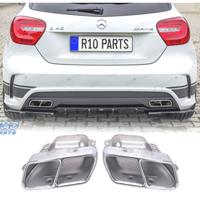 TERMINALI SCARICO MERCEDES CLASE A W176 CLA W117 G