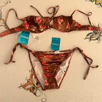 Tezenis Costume New Jungle Marrone Rosa Taglia S