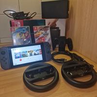 Nintendo Switch con giochi e accessori