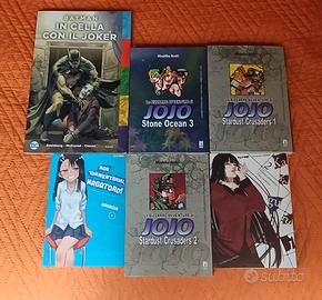 fumetti Batman e Manga (JoJo, kakegurui, Nagatoro)