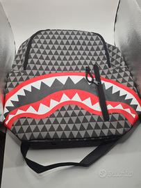 Zaino Shark Bocca Squalo borsa borsone Leggero