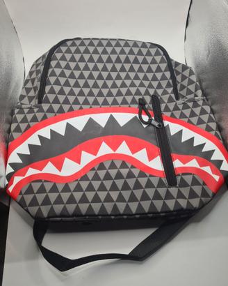 Zaino Shark Bocca Squalo borsa borsone Leggero