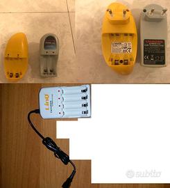 3 caricabatterie per batterie stilo e ministilo