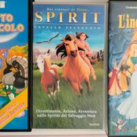 Lotto 39 videocassette Disney e altri cartoni