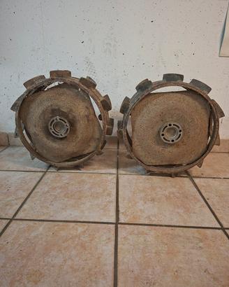 Ruote ferro per motocoltivatore