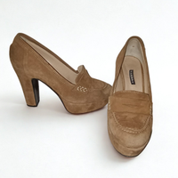 Décolleté Mocassino con Tacco Alto - D'Ambra