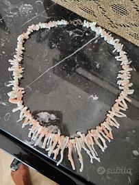 collana corallo vintage