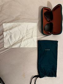 Occhiali da sole Gucci stile aviatore come nuovi