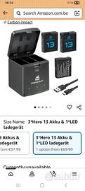 Homsuit camera battery charger kit