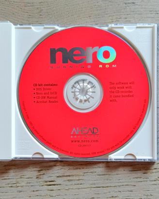 CD nero Burning ROM 5.5 OEM Ahead Software PC