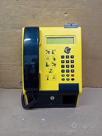 Telefono pubblico no gettoni monete Giallo 