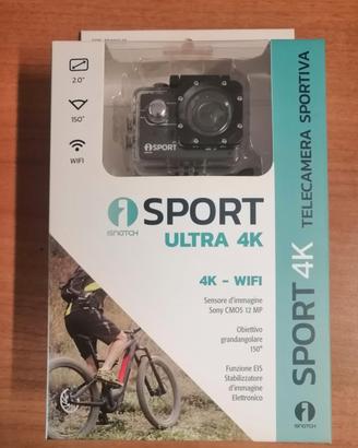 Action Cam ISNATCH Sport ultra 4K - nuova  