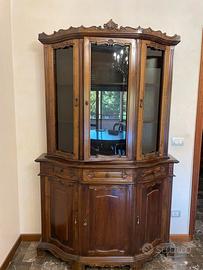 Vetrinetta in legno massello