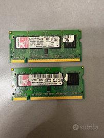Kit RAM Kingston 2GB (2x1GB)