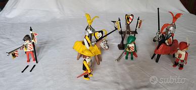 Playmobil vintage - 5 set 'cavalieri' anni ’70–’80