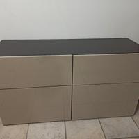 mobile basso, cassettiera, moderno