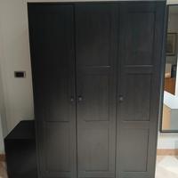 Armadio ikea guardaroba nero