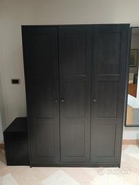 Armadio ikea guardaroba nero