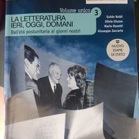 la letteratura ieri oggi domani