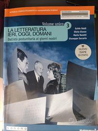 la letteratura ieri oggi domani