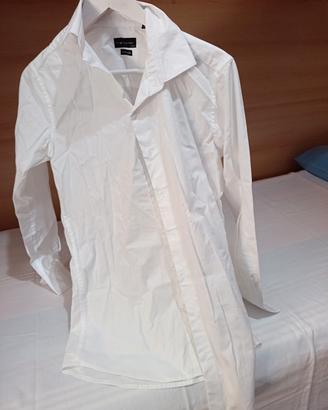 camicia ragazzo bianca
