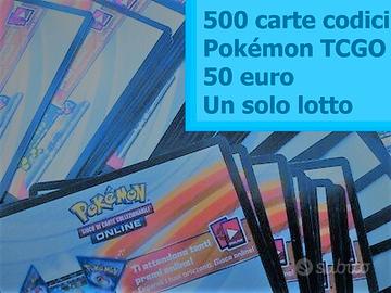 Pokémon: 500 carte codice per il gioco online