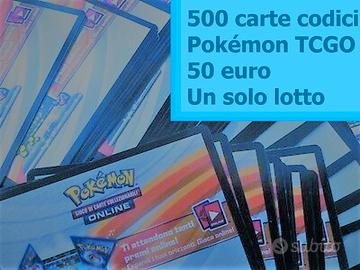 Pokémon: 500 carte codice per il gioco online