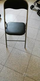 Sedia imbottita pieghevole