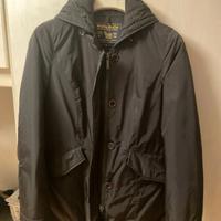 Piumino parka Woolrich marrone scuro lucido  S