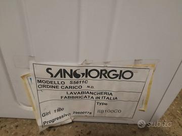 Lavatrice meccanica S. Giorgio
