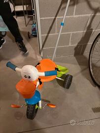 Triciclo Bambini a Papera con maniglione