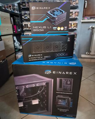 Case dissipatore e alimentatore per pc ATX Einarex