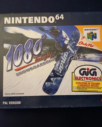 1080 Snowboarding N64 PAL CIB testato