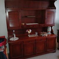  credenza tavolo 6 sedie in ciliegio massello