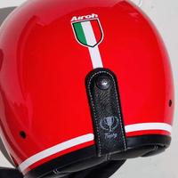 Casco Jet Airoh Trophy Rosso Vintage XL - Nuovo