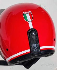 Casco Jet Airoh Trophy Rosso Vintage XL - Nuovo