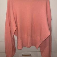 Maglione Benetton - Taglia S/M - Rosa pesca